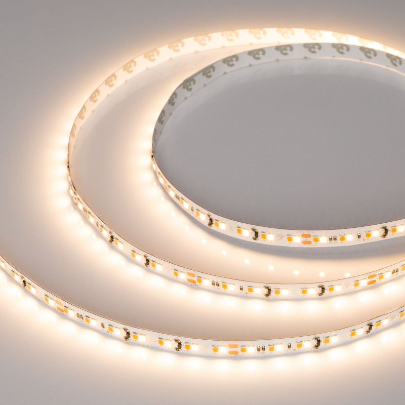 Лента RT-A168-10mm 24V Dim-To-Warm (14.4 W/m, IP20, 2835, 5m) (Arlight, Dim-To-Warm) 033606. Цена указана за 5 метров. Продается кратно 5 метрам.