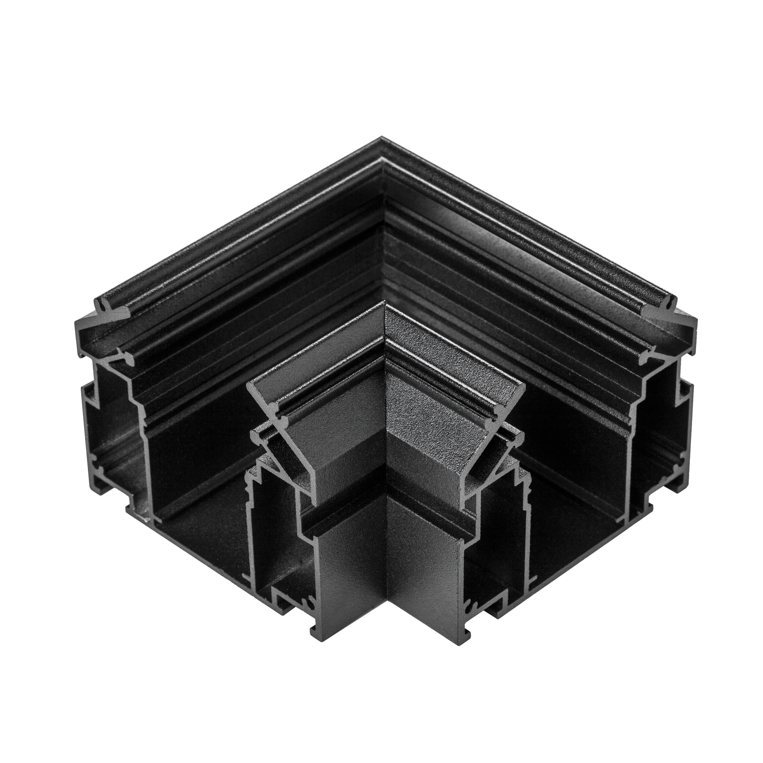 Угловое соединение для трека под гарпун 505427/505437 Teta 13*5 см, *, Lightstar Teta 505407, Черный