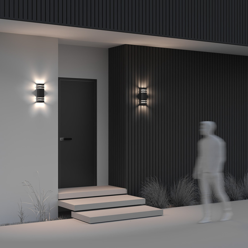 Уличный настенный светильник Maytoni Unter den Linden O578WL-02B, черный