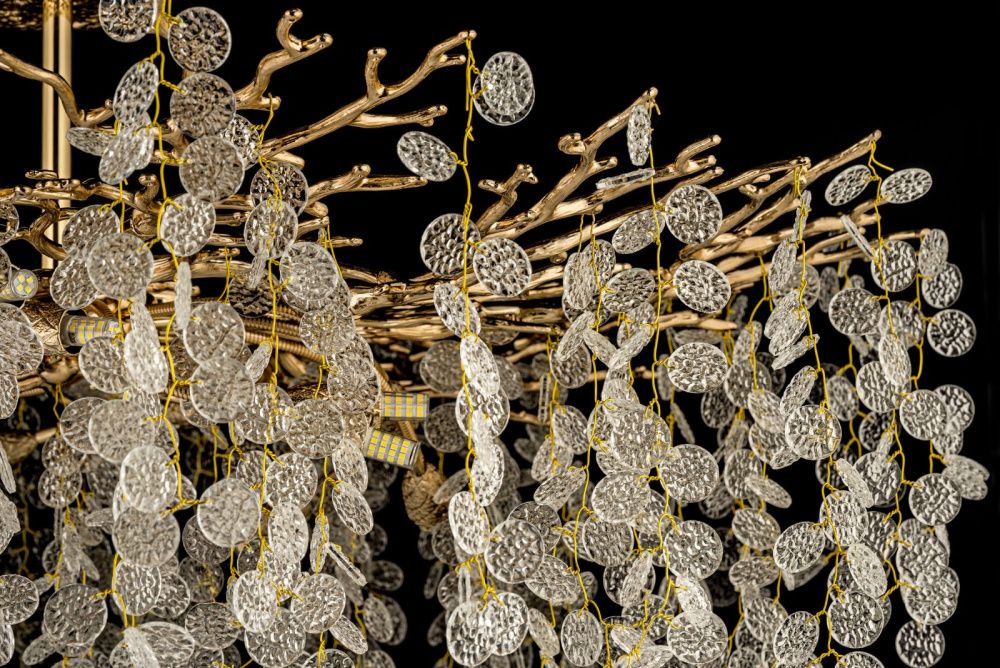 Люстра потолочная *100*55 см, 14*G9*40W, Dio D`arte Tavenna Gold Tavenna H 1.3.100.102 G, золотой