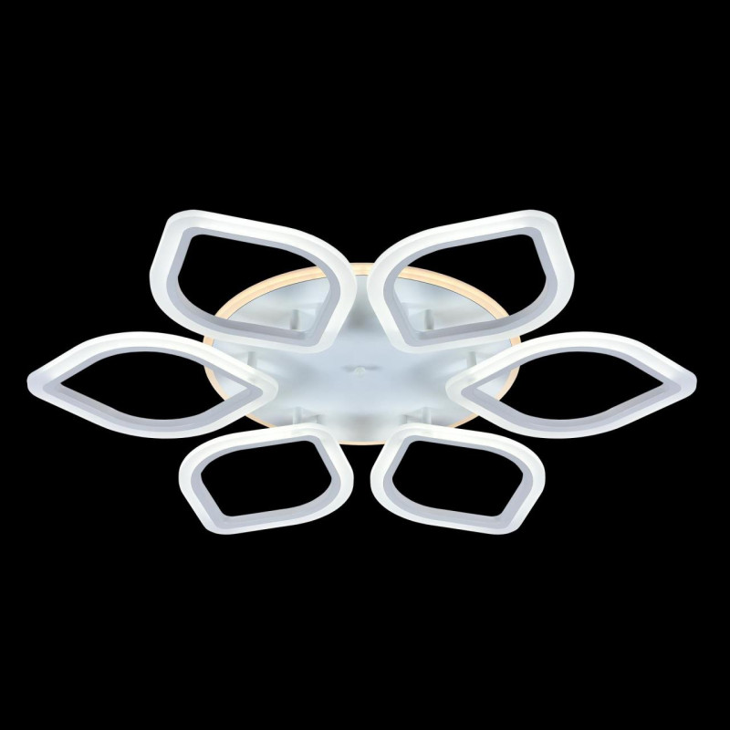 Люстра потолочная Citilux Ромби Смарт CL236A160E, 80W LED, 3000-5500K, диаметр 84 см, белый
