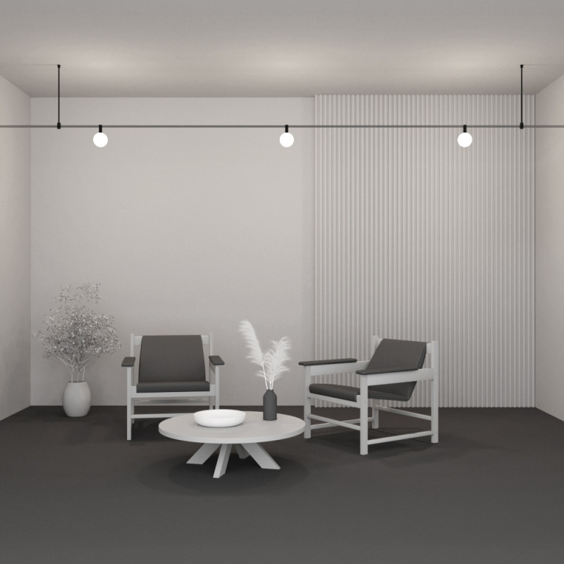 Трековый светильник FLEXITY 10*16 см, LED 5W 3000K 220° Maytoni Technical Luna TR208-1-5W3K-B черный