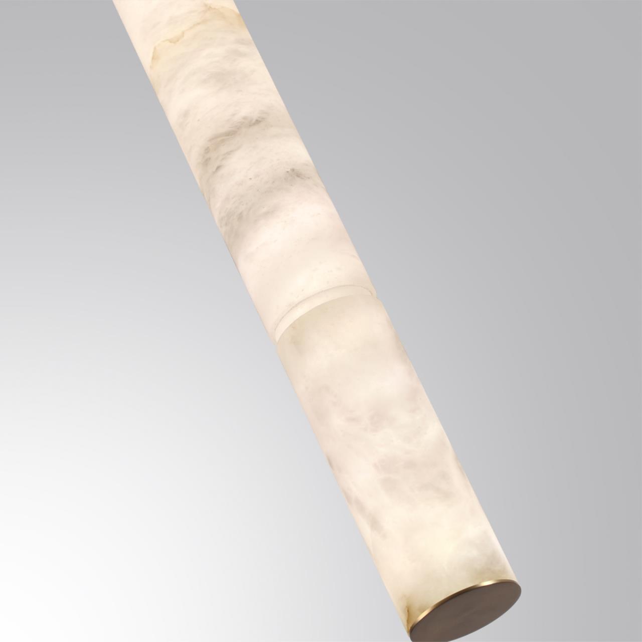 Подвесной светильник 6*150 см, 1 LED*15W, 3000 К, Odeon Light Marbella, латунь 6674/20L