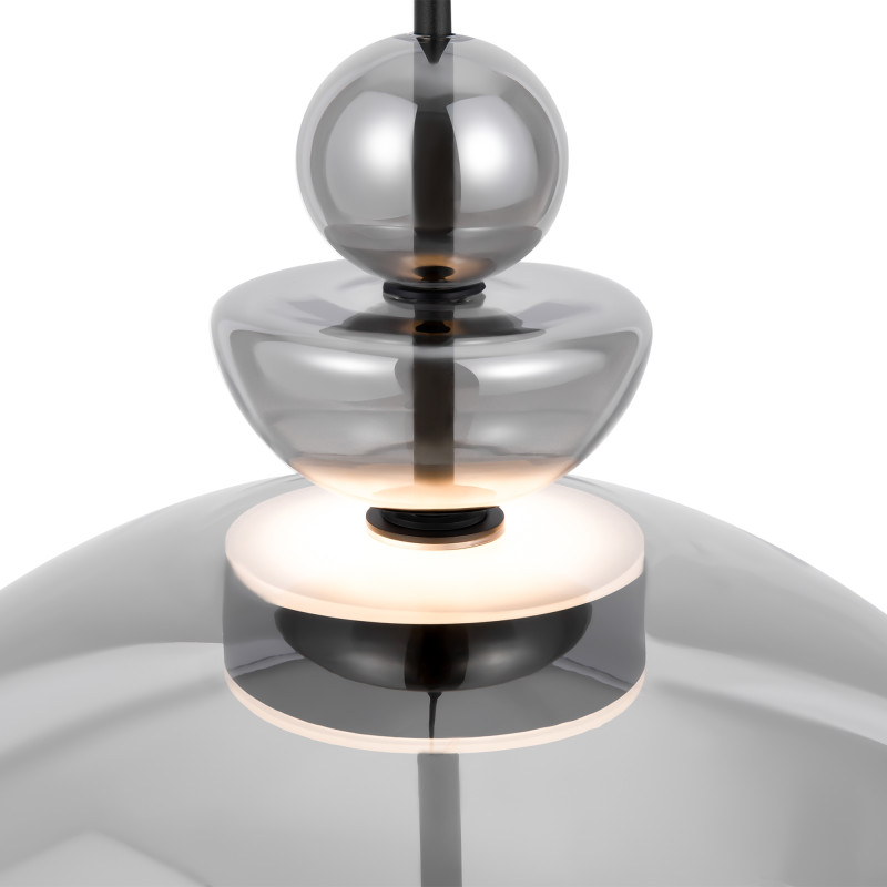 Подвесной светильник  40*67,9 см, LED 1 12W, 3000К, Черный Maytoni Bangkok MOD185PL-L6B3K6