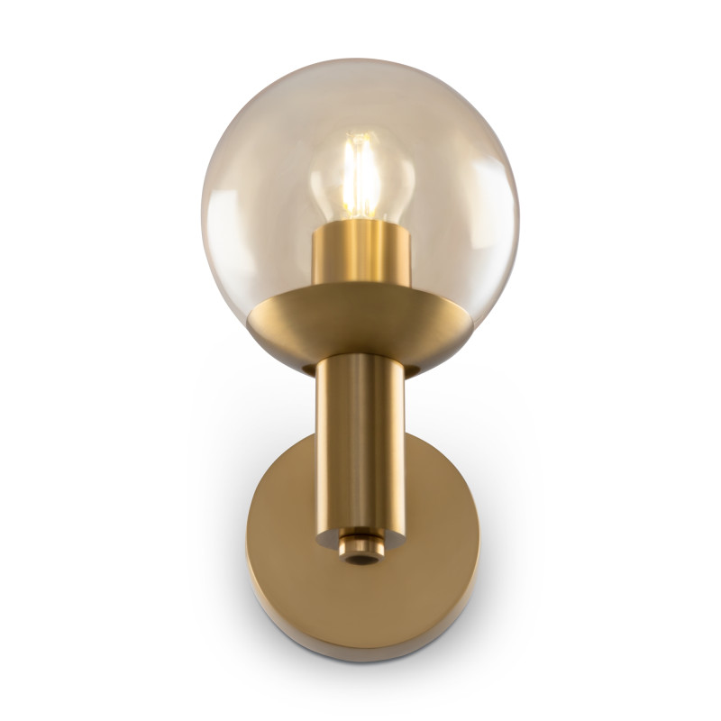 Светильник 21 см, Freya Globo FR5175WL-01BS, латунь