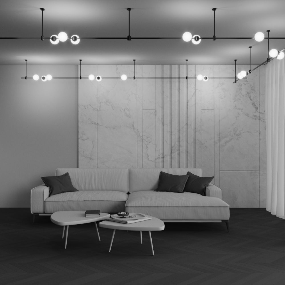 Трековый светильник 12,4*10*-10 см, *LED*5W, 3000K, Maytoni Technical Luna TR229-1-5W3K-B, Черный