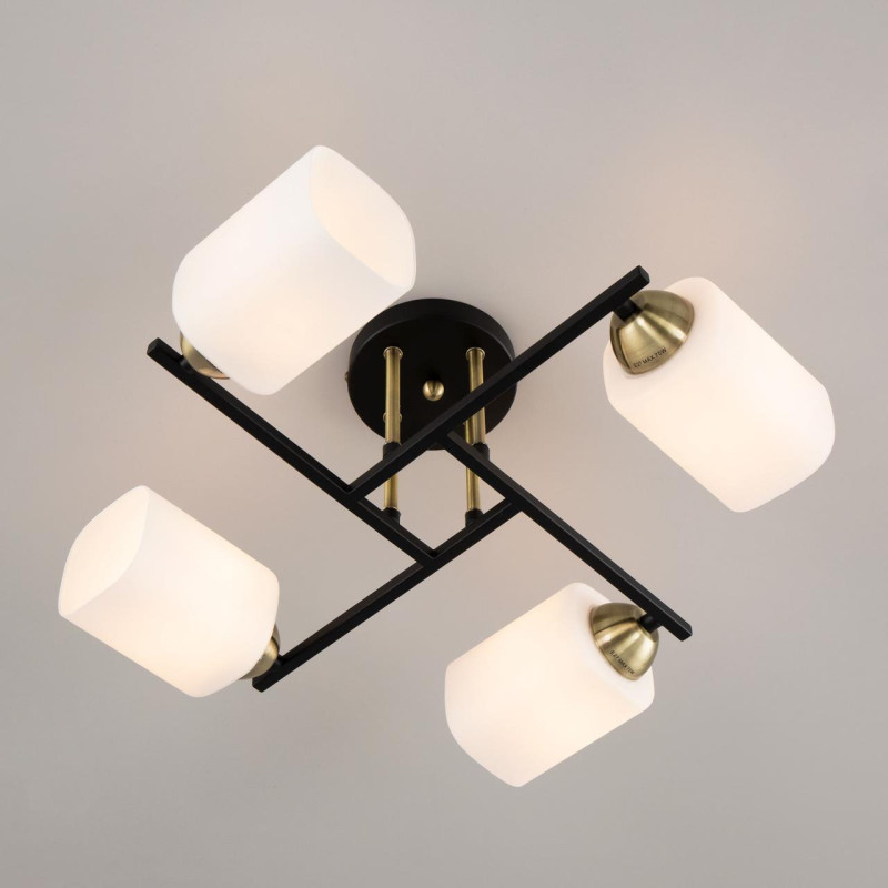 Люстра 46 см Citilux Генри CL130245 черный/бронза