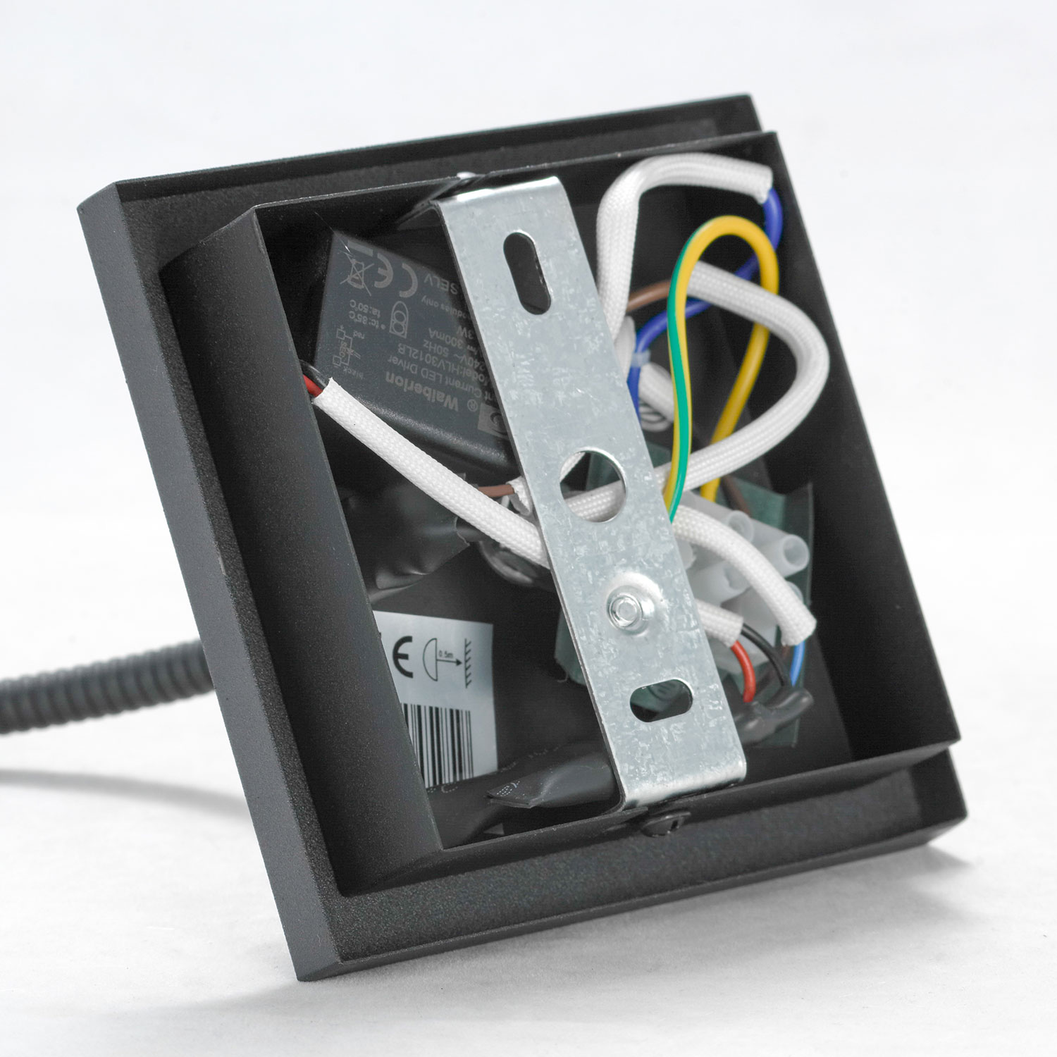 Бра настенное 11*35*11/25 см, 1*LED*3W 3000K Lussole Chambers LSP-8580 черный