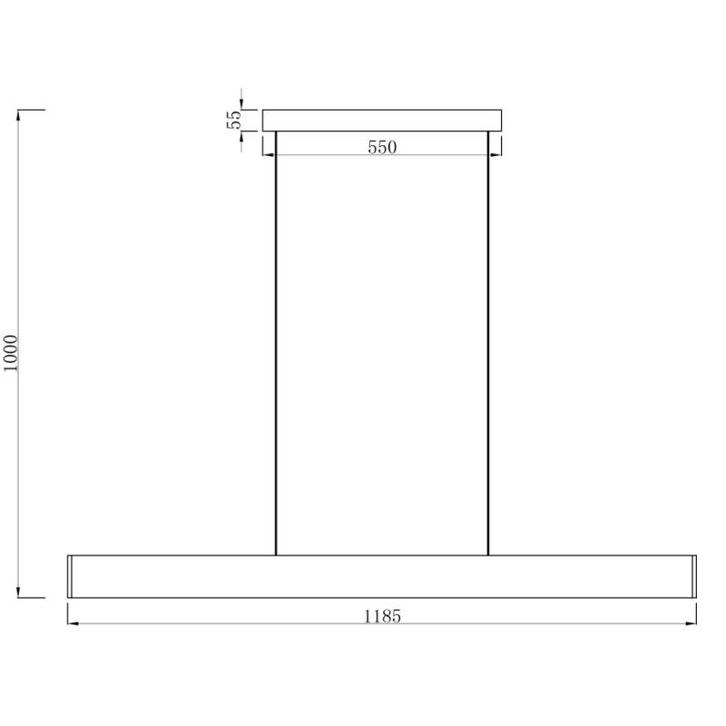 Светильник LED 120 см, 30W, 4000K Arte Lamp A2505SP-2WH белый