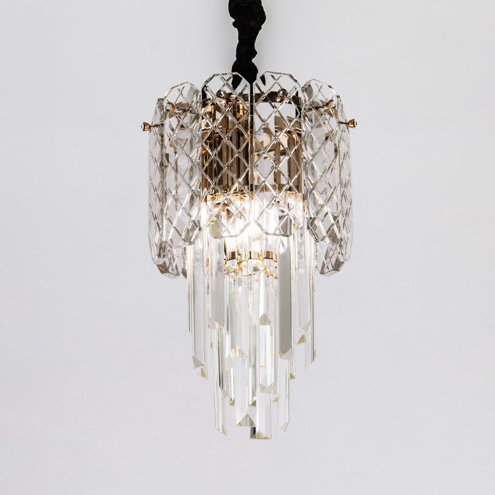 Подвесная люстра 22*22*100 см, Е14 3x40W, , Золото MODELUX ML.20210.3 GD