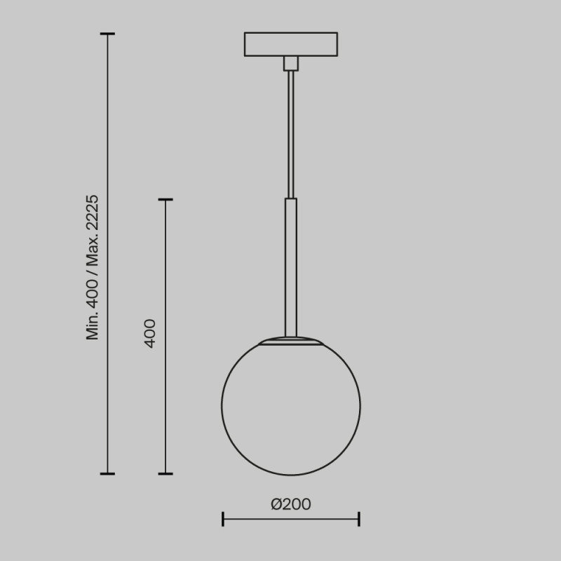 Светильник 20*180 см, Е14, 1-2 м2 Maytoni Basic form MOD321PL-01B1, черный