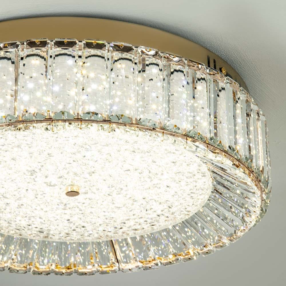 Потолочный светильник 50*50*0,0000 см, LED 55W, 3000 / 6000K, Золото MODELUX ML.2305.500