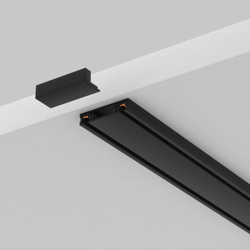 Шинопровод 200 см накладной Maytoni Technical Magnetic track system Radity TRX084-112B черный