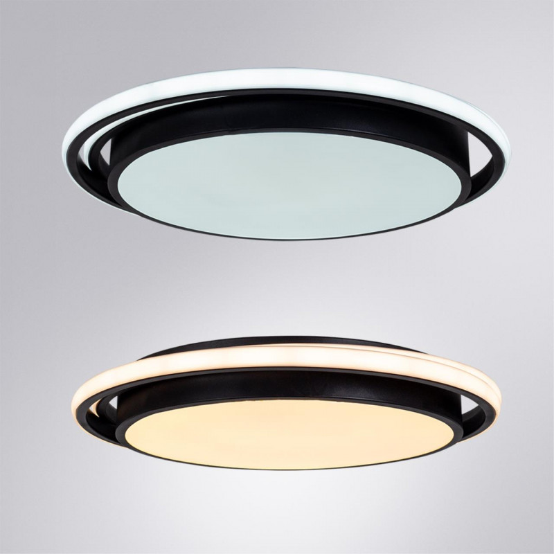 Светильник 50 см, 100W, 3000K-6000 Arte Lamp SONNY A2688PL-1BK черный