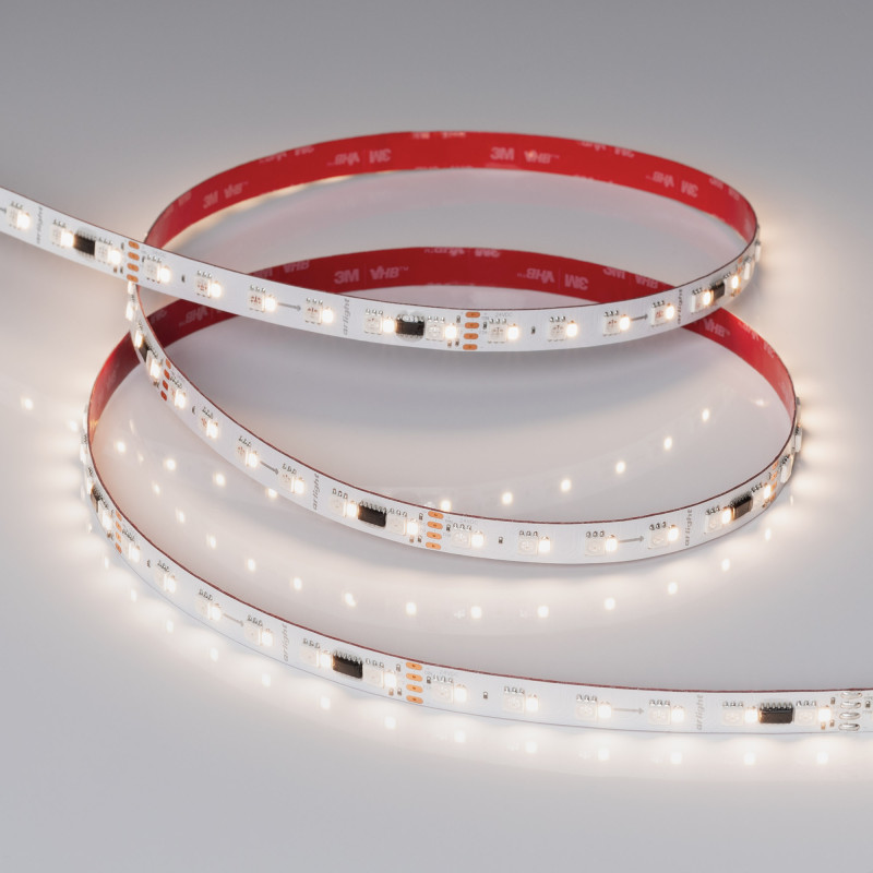 Лента SPI-BA120-12mm 24V RGBW-Day-PX6-BPT (16 W/m, IP20, 5060/2835, 5m) (Arlight, бегущий огонь) 040621. Цена указана за 5 метров. Продается кратно 5 метрам.