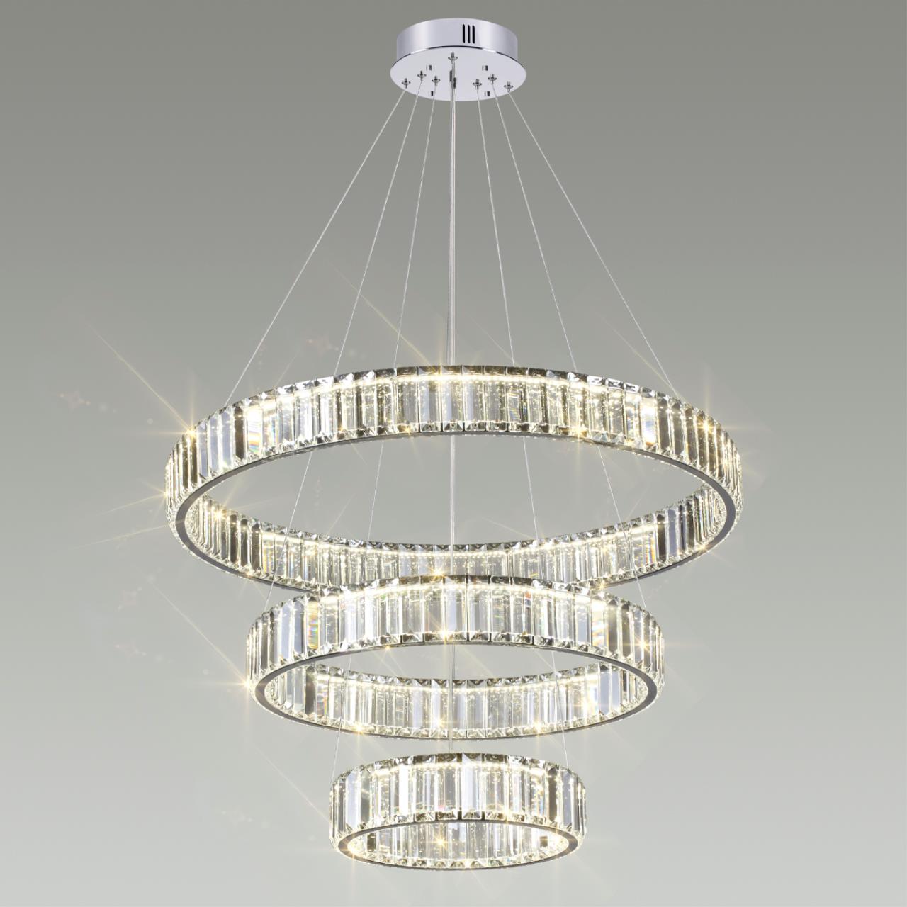 Светильник 70 см, 88W, 4000K, Odeon Light L-vision 4930/88L, хром