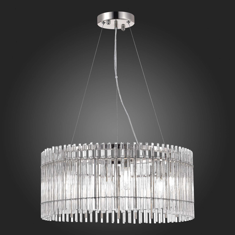 Люстра подвесная 52 см, 240W, ST LUCE EPICA SL1656.113.06 Никель