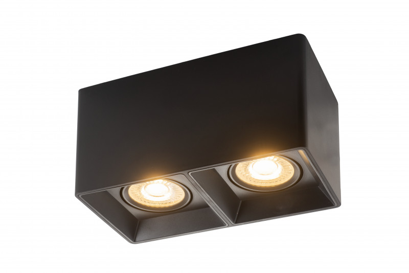 Светильник 19*10 см, MR16(G5,3) 10W, Denkirs DK3035-BK черный