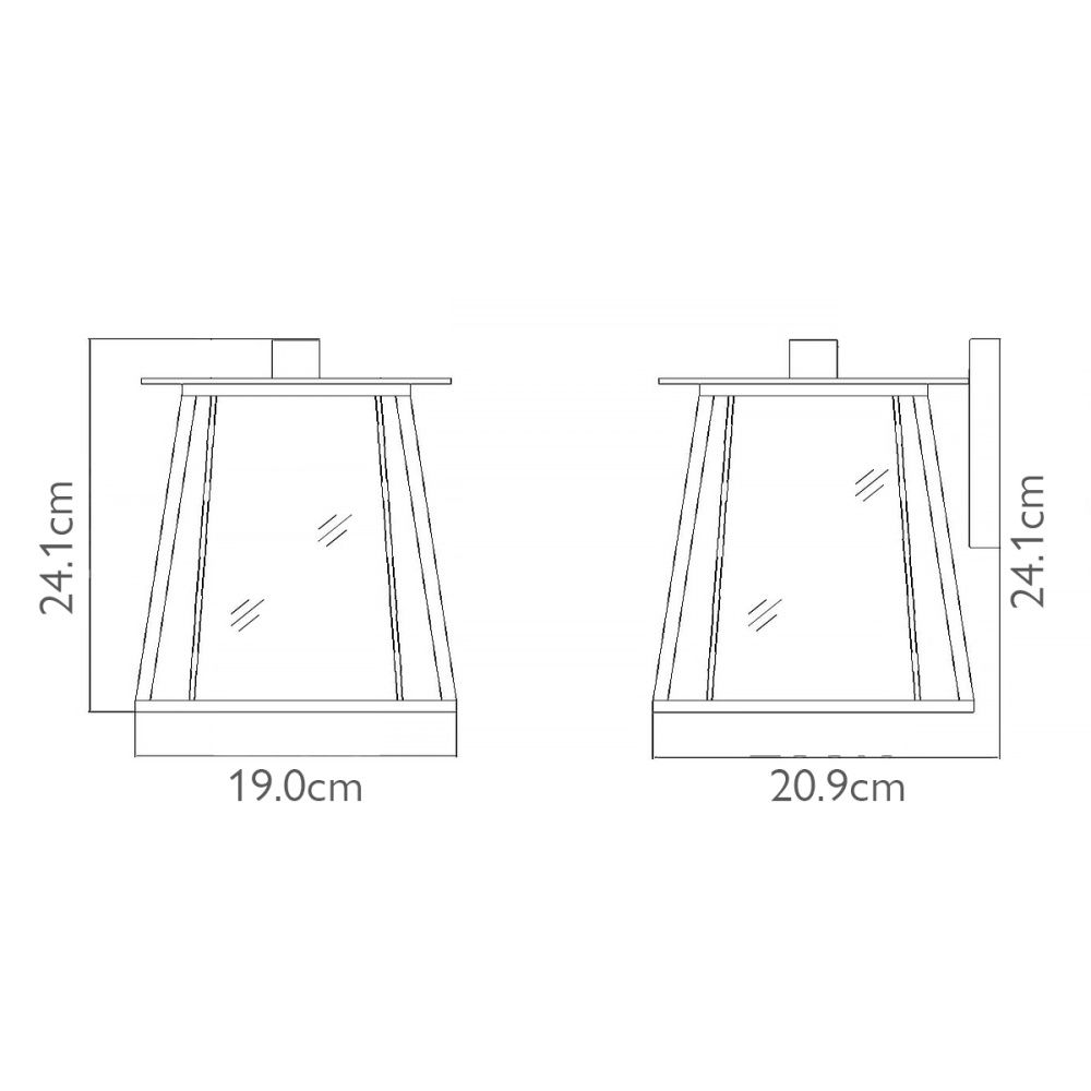 Настенный фонарь HK-WALKER2-S Hinkley, арт. HK-WALKER2-S