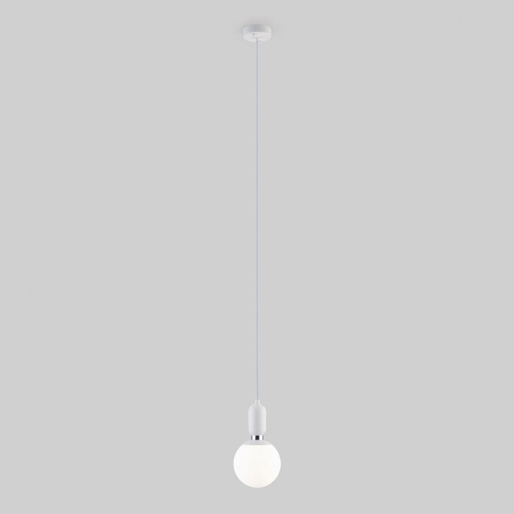 Подвесной светильник Eurosvet Bubble Long 50158/1 белый, диаметр 13 см, a043563