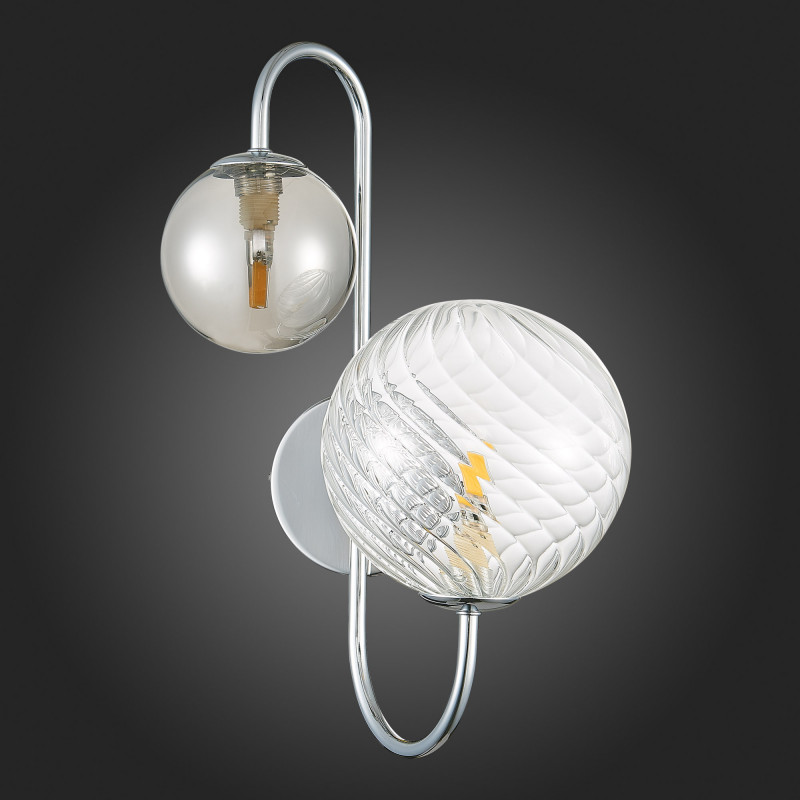 Бра 20 см, ST LUCE VINETTO SL1124.101.02 Хром