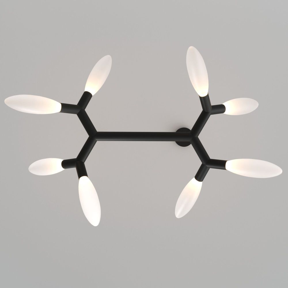 Светильник 120*78*32-52 см, 8*G9*20W, Eurosvet Covalent 30180, черный, a069156