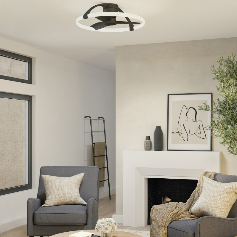 Светильник *74,1*21 см, LED *  55W, 3000К-6000К Mantra Nepal 7802, черный