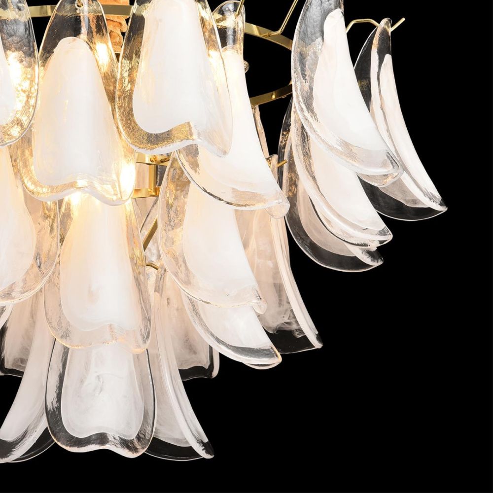 Люстра 10*60*180-180 см, 9*E14*40W, Lumion Plume 8385/9, золотой