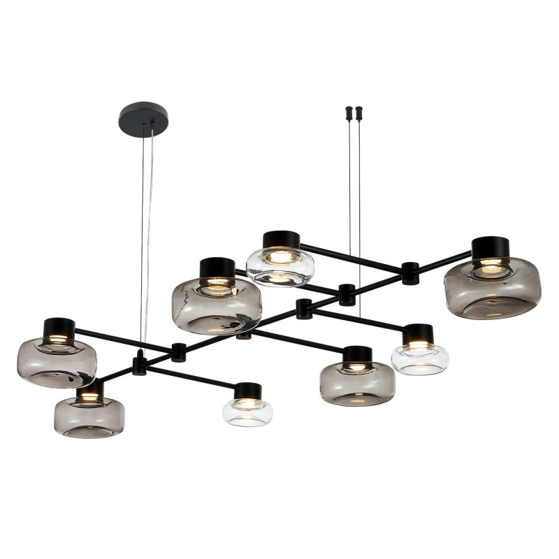 Светильник подвесной 138*70 см, 24W 3000K ST LUCE VALLO SL6005.403.08 Черный