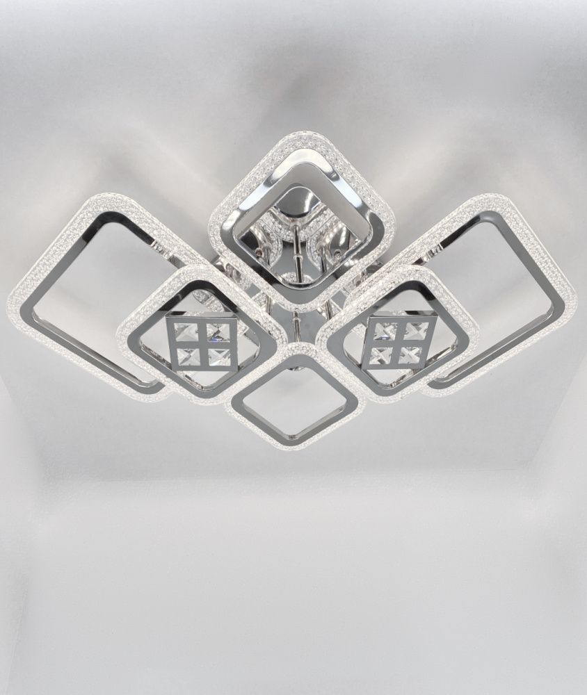 Светильник SPF-1547 CHROME/ХРОМ D760/H150/6/LED/120W/ 2.4G 22-08 (1)