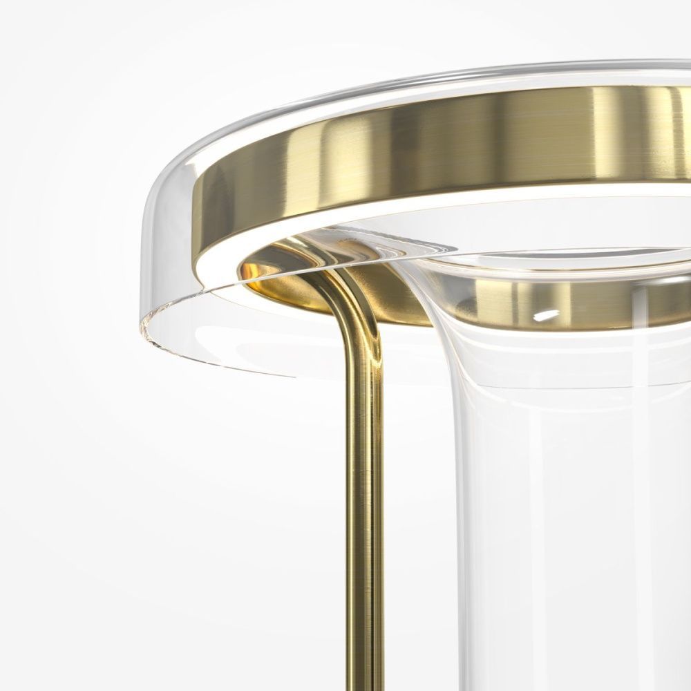 Торшер 125 см, 24W, 3000K, Maytoni Ikebana MOD463FL-L24BS3K, латунь