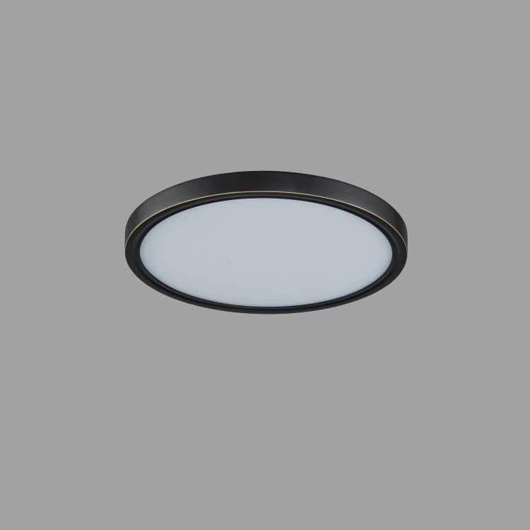 Светильник 30-2,5 см, 1*LED*24W, 3000K, Belfast Glenmore 8088-3H BL, Черный