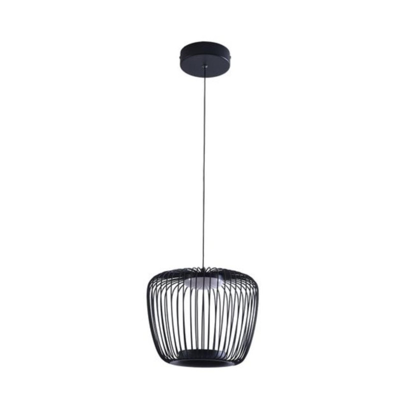 Подвесной светильник 26 см, 12W, 3000K, Arte Lamp FLARE A3529SP-12BK, черный