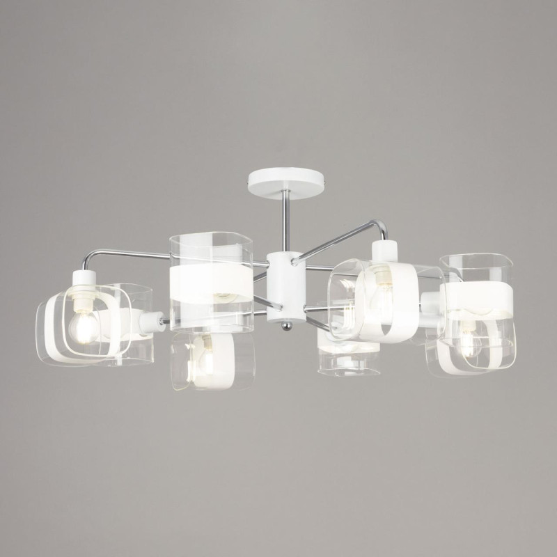 Люстра 76 см Citilux Бертон CL140180 белый