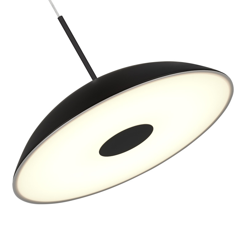 Подвесной светильник 39*200 см, LED, 24W, 3000К, ST-Luce Lido SL6128.403.01 черный