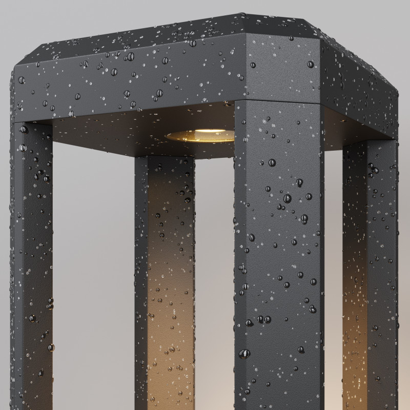 Ландшафтный светодиодный светильник 80 см Maytoni Royal Mile O019FL-L12GR3K, 13W LED, 3000K, серый