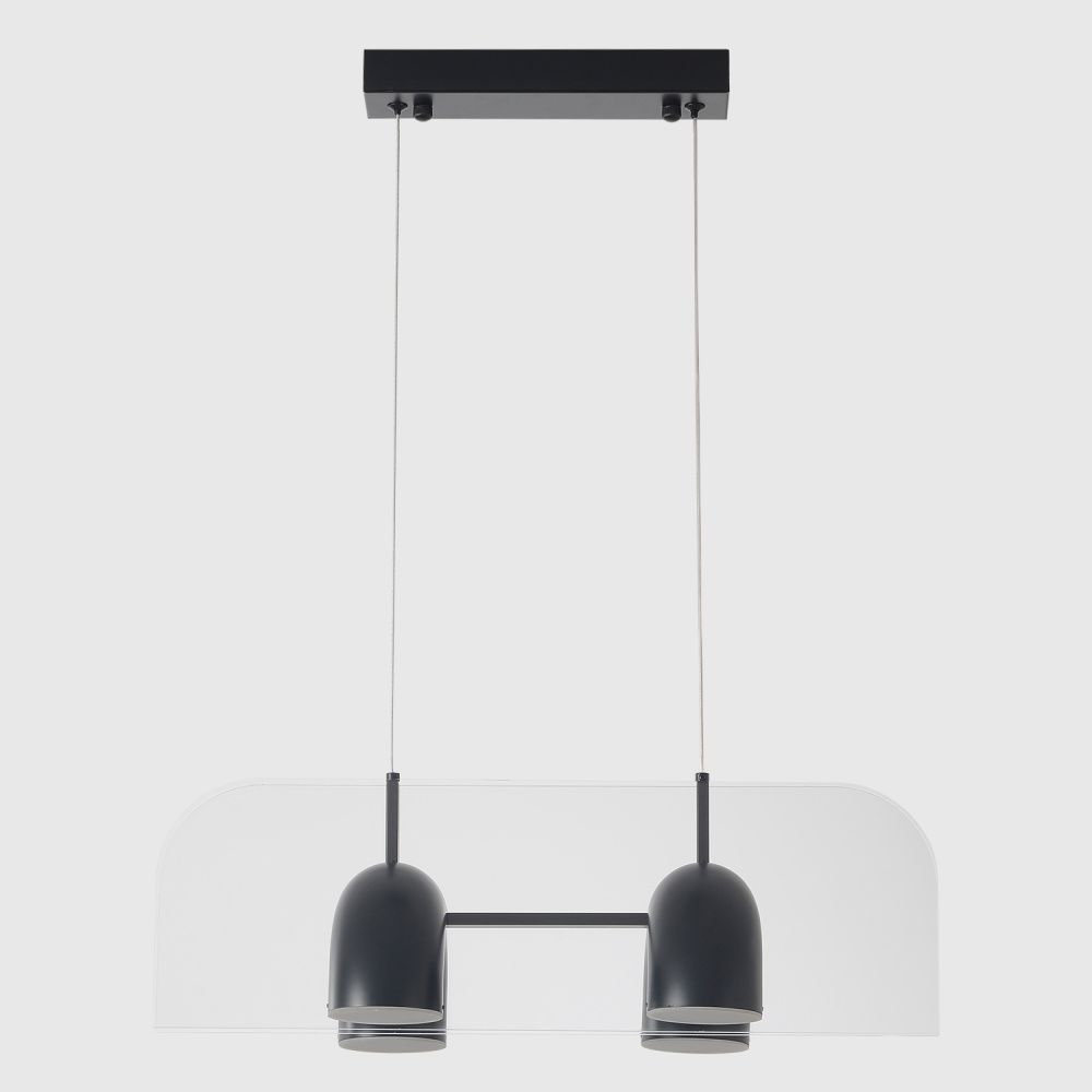 Светильник подвесной 49,5*25,2*16-223,5 см, *LED*24W, 4000K, Crystal Lux Element ELEMENT SP24W LED BLACK, Черный