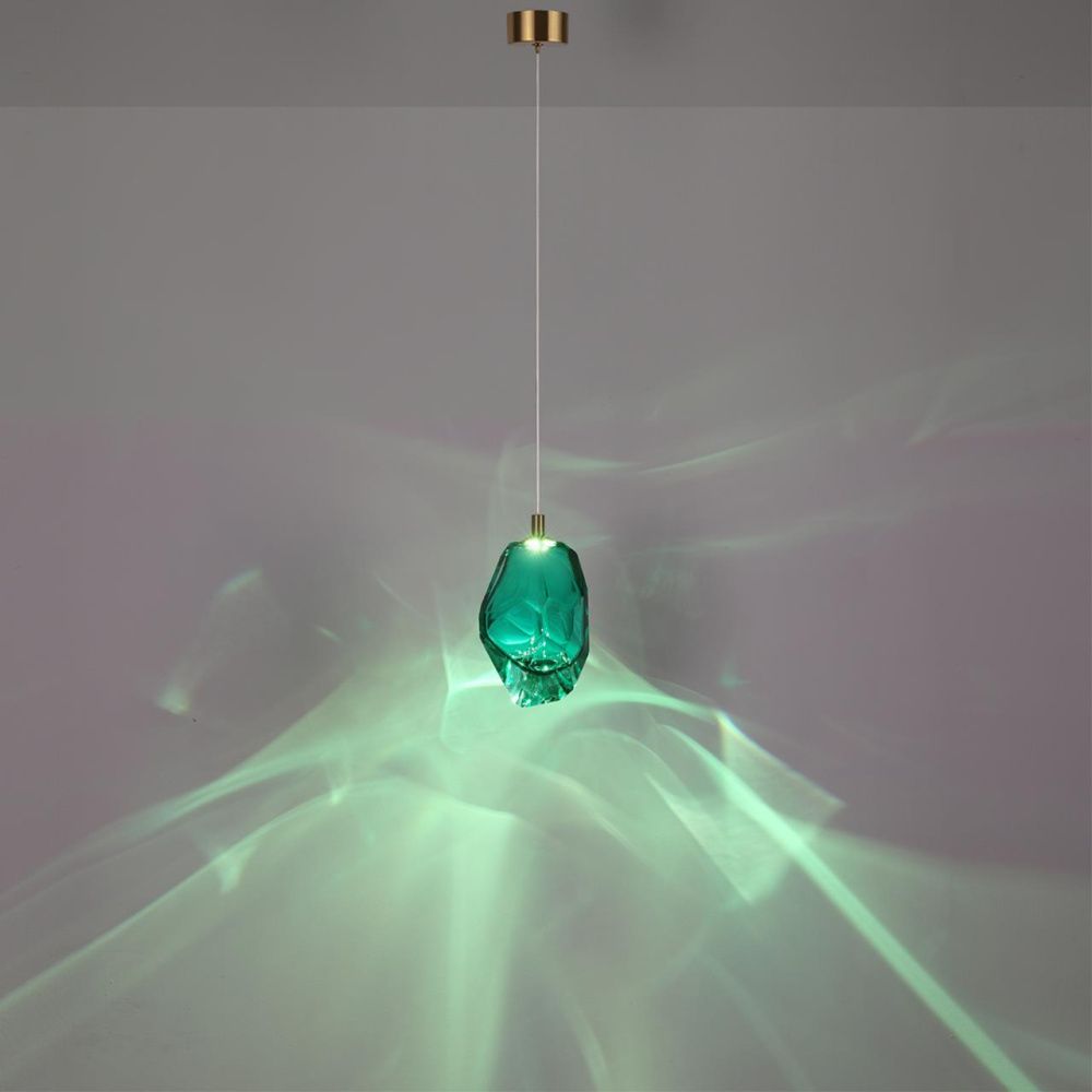 Подвесной светильник 14*85*250- см, 1*LED*4W, 3000K, Odeon Light Gemme 7110/4LA, цветной