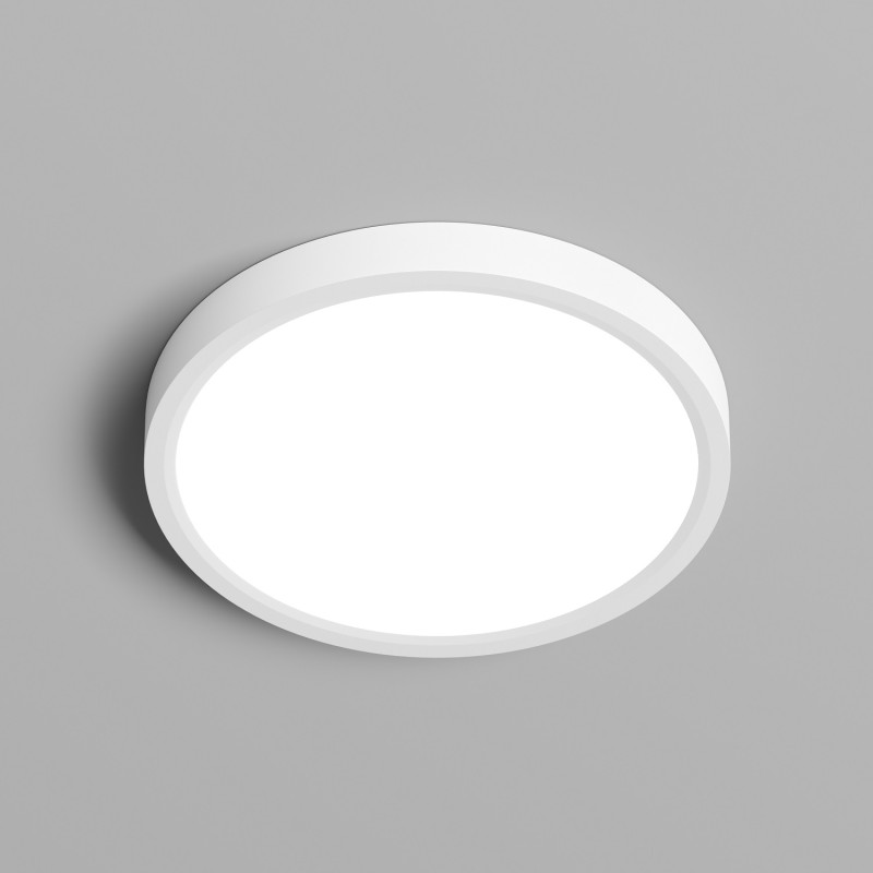 Накладной светильник *22*2,5 см, LED * 18W, 3000-6500К, Denkirs Thin DK6520-WH, белый