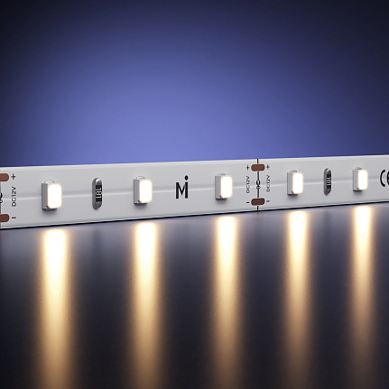 Светодиодная лента Ultra 12В 2835 4,8Вт/м 3000К 5м IP20 201002 Maytoni  Led Strip, цена за метр, отгружается по  5 м