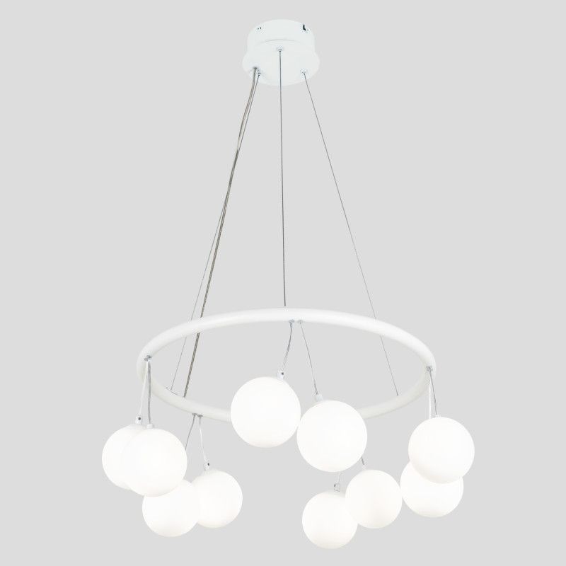Подвесной светильник 60*70/150 см, 10*G9 MODESTYLE MS.6120.10 WH белый