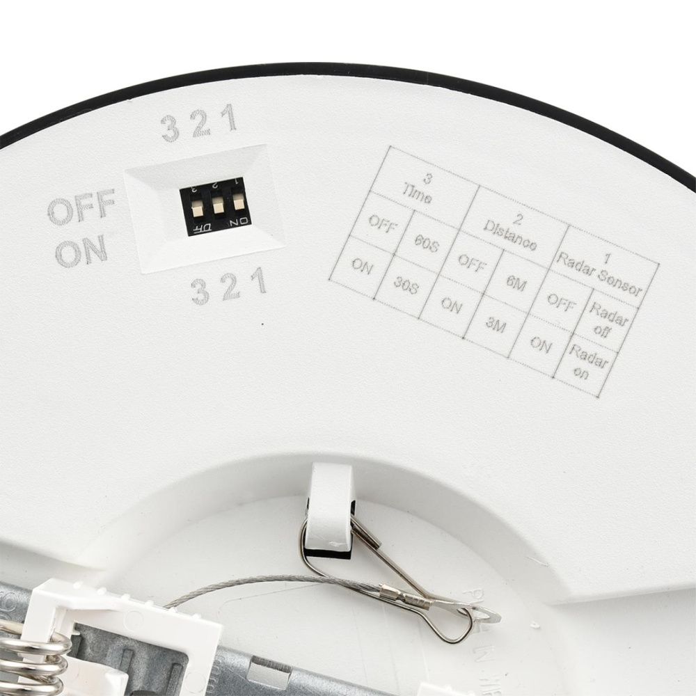 Светильник потолочный *17*1,7- см, 1*LED*12W, 3000/4000/6500K, Sonex Nebula Black SON7788/12L, белый