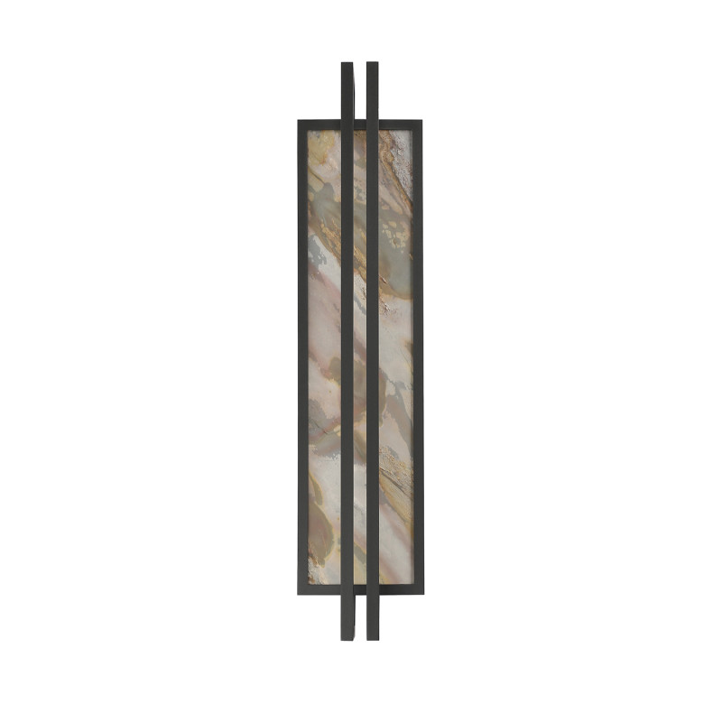 Бра 12,5*16*70 см, 30W, Favourite Tallar 4442-1W матовый черный/зеленый песчаник