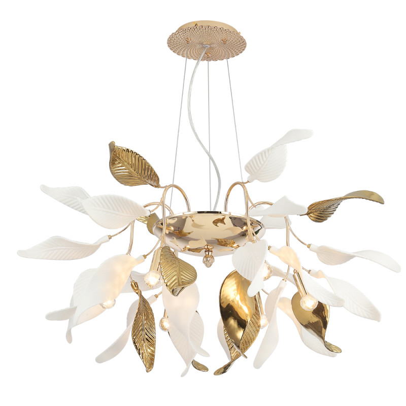 Люстра 76*40 см, 6*E14*40W Золото Crystal Lux STEFANIA SP6R