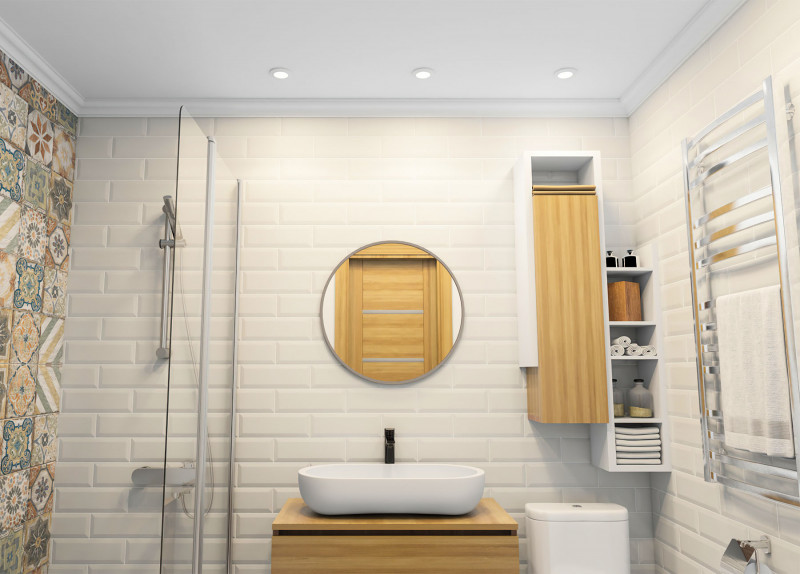 Влагозащищенный светильник Denkirs DK3016-WH белый
