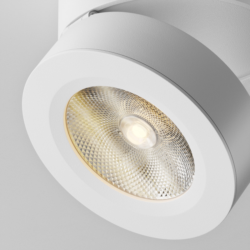 Накладной светильник 8,5*8,5*5 см, LED, 7W, 3000К, Maytoni Technical MAGIC C022CL-7W3K-W-1 белый