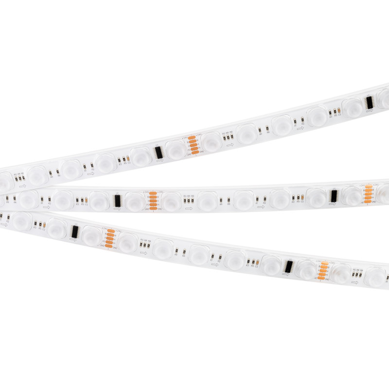 Лента герметичная DMX-FLT-PS-S36-23mm 24V RGB-PX6 (20 W/m, IP67, 30deg, 5m), Arlight 038297. Цена указана за 5 метров. Продается кратно 5 метрам.