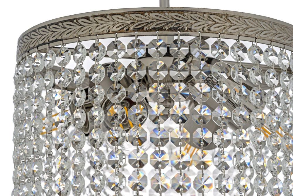 Люстра *24*23 см, 4*E27*60W, Dio D`arte Cremono Nickel Cremono E 1.2.25.100 N, Матовый никель