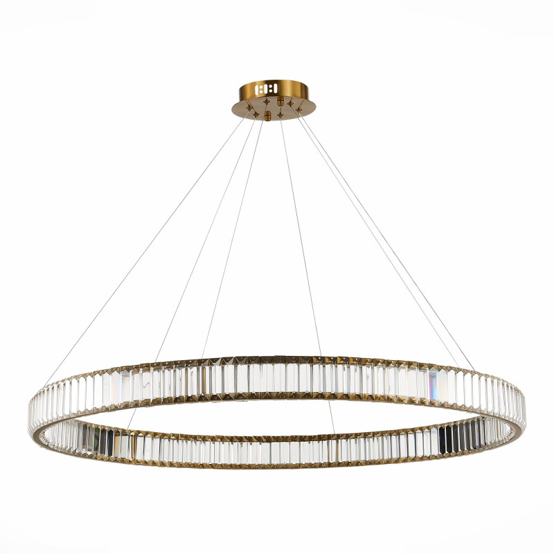 Люстра подвесная 102 см, 68W 4000K ST LUCE TIVOLI SL1622.313.01 Латунь