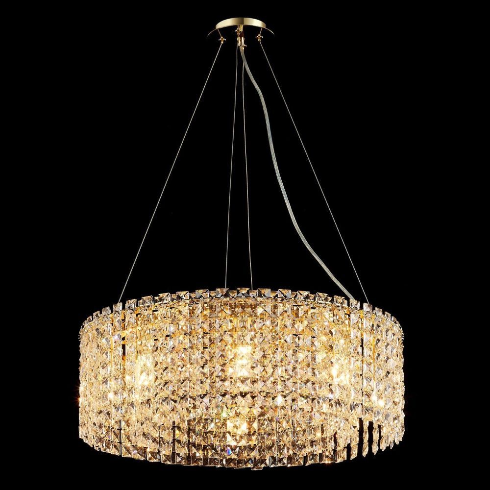 Люстра 60*60*81 см, 8*E14 Gerhort G22043/8SN+CL, Сатин